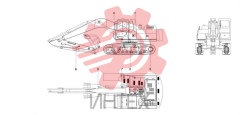 Компоненты основные экскаватора SY235C9 12253628