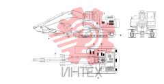 Компоненты основные экскаватора SY235C9 11285860