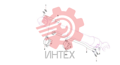 Трубопровод цилиндра ковша SY335C9I2K.3.1. 12182683