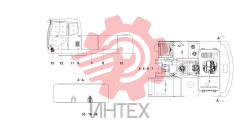 Комплектующие поворотной платформы 11375100