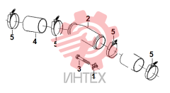 Патрубки турбокомпрессора TB 91070