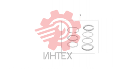 Ремкомплект центрального шарнира 60243992