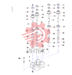 Комплектующие клапана (часть 1) PVD8PC6008 60170604