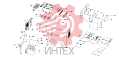 Обвес платформы экскаватора 12761925