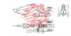 Компоненты основные экскаватора SY465C2 12125280