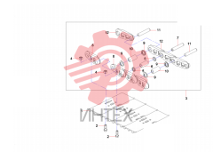 Цепи и башмаки гусениц STC228MA-6050 12109094