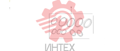 Ремкомплект левого цилиндра стрелы 60167042
