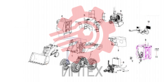 Компоненты основные погрузчика SYL956H5 13539579