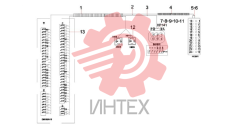 Балка скользящей стойки подъемника 12545756