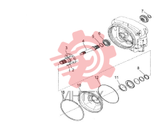 Вал турбины DANA 60135334