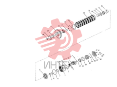 Вал низкоскоростной DANA 60168571