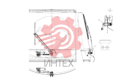 Стеклоочиститель передний DC385-90B 120W/24V 60039124