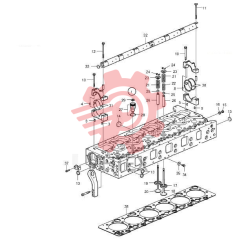 Головка блока цилиндров TAD1340VE VOLVO