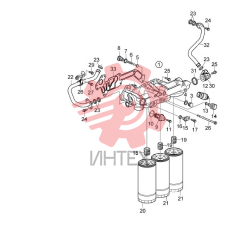 Фильтр масляный с комплектующими 24807 VOLVO 60203702