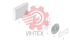 Радиатор в разборе Y920x620x400-50Q/SY015028 B229900001004