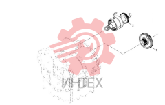 Ступица трехскоростного сцепления в сборе 60138844
