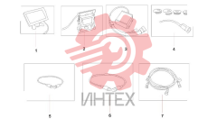 Монитор заднего хода в сборе 60180758