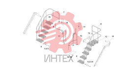 Поручень и платформа 10941541