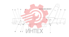 Корпус зажима трубы 12364911 (часть 1)