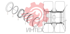 Диск колесный, клапан A229900002057