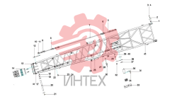 Стрела подъемная вспомогательная 12160947