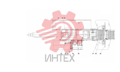 Комплектующие поворотной платформы 10023672 (часть 1)