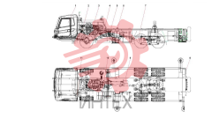Шасси автокрана 13136944 STC250H-YR1
