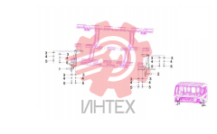 Крепления подножек 12934135