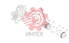 Насос водяной WP10.336E53 DHL10Q0078 247kW 60273261