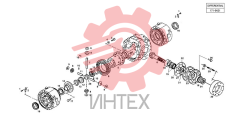Мост передний-дифференциал