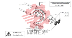 Суппорт тормозной 2x46