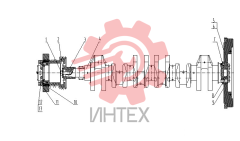 Вал коленчатый и маховик G06-000-25+C