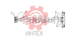 Вал коленчатый и маховик G06-000-08+C