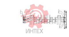 Вал коленчатый и маховик G06-000-08+D