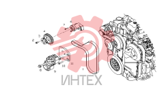 Комплектующие системы охлаждения D16A-000-52+A