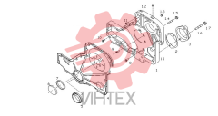 Крышка передняя двигателя D02B-000-47+B