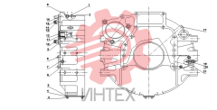 Корпус маховика D02C-000-108+D