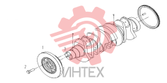 Вал коленчатый D06A-000-41(W)+B