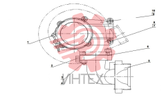 Коллектор выпускной D13-000-100+B