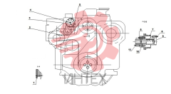 Комплектующие системы охлаждения D16A-000-98+C