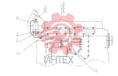 Трубопровод турбонагнетателя D19-000-900