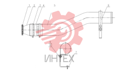 Трубопровод воздушного компрессора S00005846
