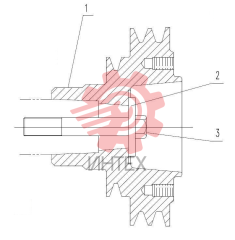 Шкив C06BZ-2W6683
