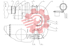 Трубопровод турбонагнетателя C12BZ-12BZ013