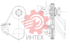 Шкивы двигателя и ремни C16BZ-16BZ039