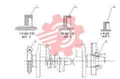 Комплектующие коленчатого вала C02CZ-2P6224+A