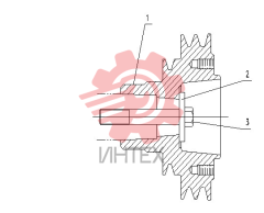 Шкив коленчатого вала C06BZ-2W6683+A