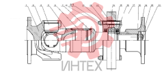 Вал передний трансмиссионный 252900463