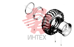 Шина и обод в сборе