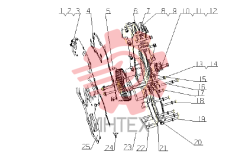 Детали корпуса редуктора A8601-1002200/10
